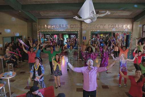 The famous “Starburns” in the tv series “Community” 