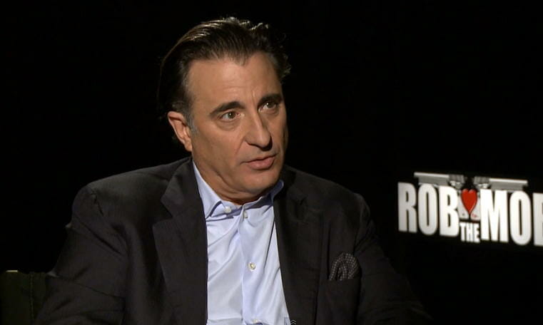 WATCH: Andy Garcia talks Playing a Gangster in “Rob the Mob”