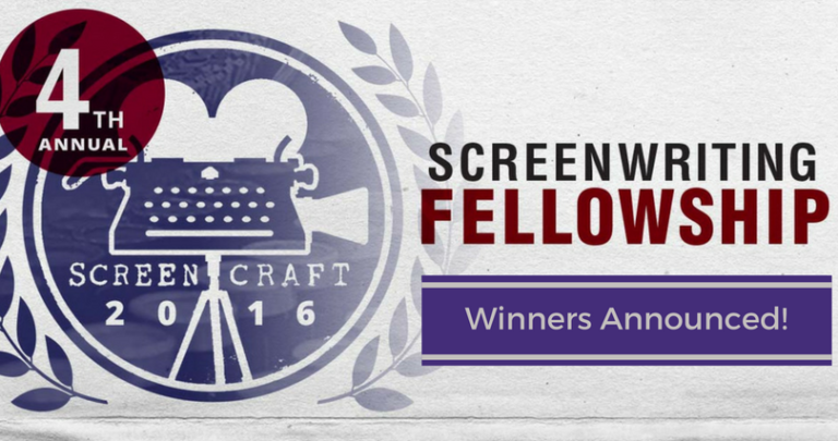 Congratulations to the Winners of the 4th Annual ScreenCraft Screenwriting Fellowship
