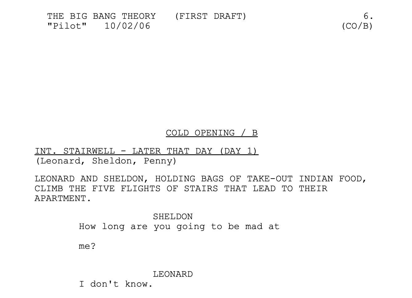 How to Format TV Sitcom Scripts - The Script Lab