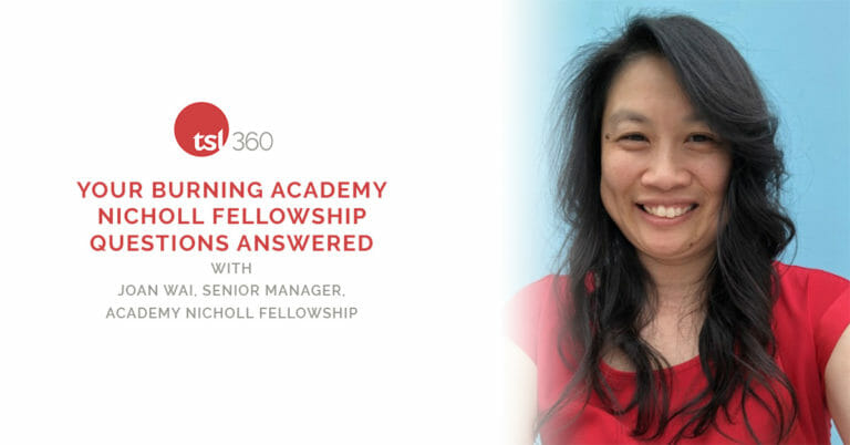 Your Burning Academy Nicholl Fellowship Questions Answered with Joan Wai